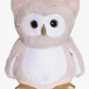 Dukker & Bamser|Teddykompaniet Selvlysende Ugle 22 Cm, Lyserød