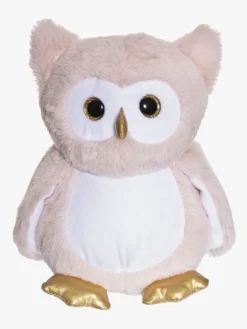 Dukker & Bamser|Teddykompaniet Selvlysende Ugle 22 Cm, Lyserød