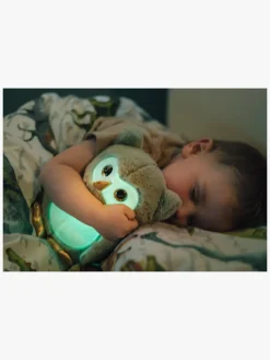 Dukker & Bamser|Teddykompaniet Selvlysende Ugle 22 Cm, Lyserød