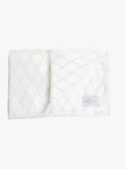 Dåbsgaver|Dukker & Bamser|Teddykompaniet Svea Bamse med Tæppe i Gaveæske, Creme Hvid