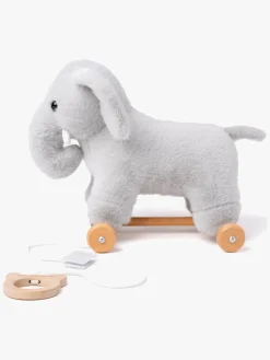 Babylegetøj|Teddykompaniet Trækdyr Elefant Grå