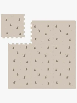 Interiør|Thatsmine That's Mine Kvadrat Alva Legetæppe, Bees and Bears Beige