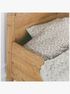 Sengetøj|Thatsmine That's Mine Levi Sengesæt Tremmeseng 70x100, Bouquet Rouge Grøn/Rød/Hvid