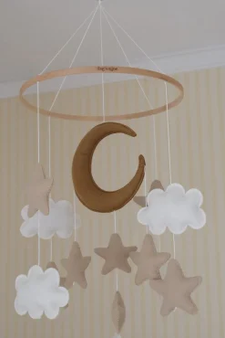 Børn Thatsmine Børnesenge & Tilbehør-That's Mine Uro Moon, Beige