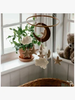 Børn Thatsmine Børnesenge & Tilbehør-That's Mine Uro Moon, Beige