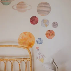 Interiør|Thatsmine That's Mine Vægstickere Solar System