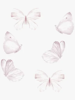 Børn Thatsmine Interiør-That's Mine Wallsticker Butterfly 6-pak, White