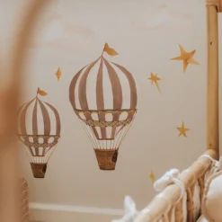 Børn Thatsmine Interiør-That's Mine Wallsticker Retro Lille Luftballon, Brun