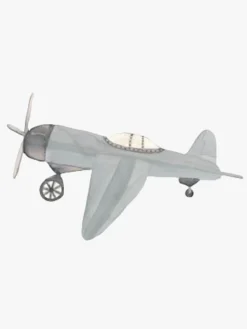 Børn Thatsmine Interiør-That's Mine Wallsticker Retro Flyvemaskine, Blå