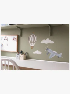 Børn Thatsmine Interiør-That's Mine Wallsticker Retro Flyvemaskine, Blå