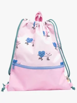 Tasker|TheCottonCloud The Cotton Cloud Gymnastikpose, Dancing Hearts Lyserød/Blå