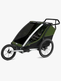 Aktivitetsvogne|Thule Chariot Cab 2 Cykelanhænger, Cypress Green