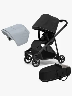 Vognpakker|Duo- & Kombivogne|Thule Shine Duovogn inkl. Kaleche Luftrenser, Black/Blue