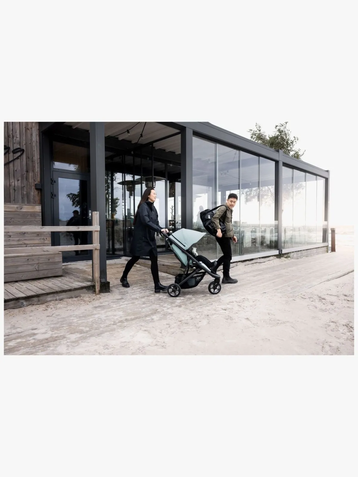 Thule Klapvogne-Spring 2 Klapvogn, Mist Green/Black