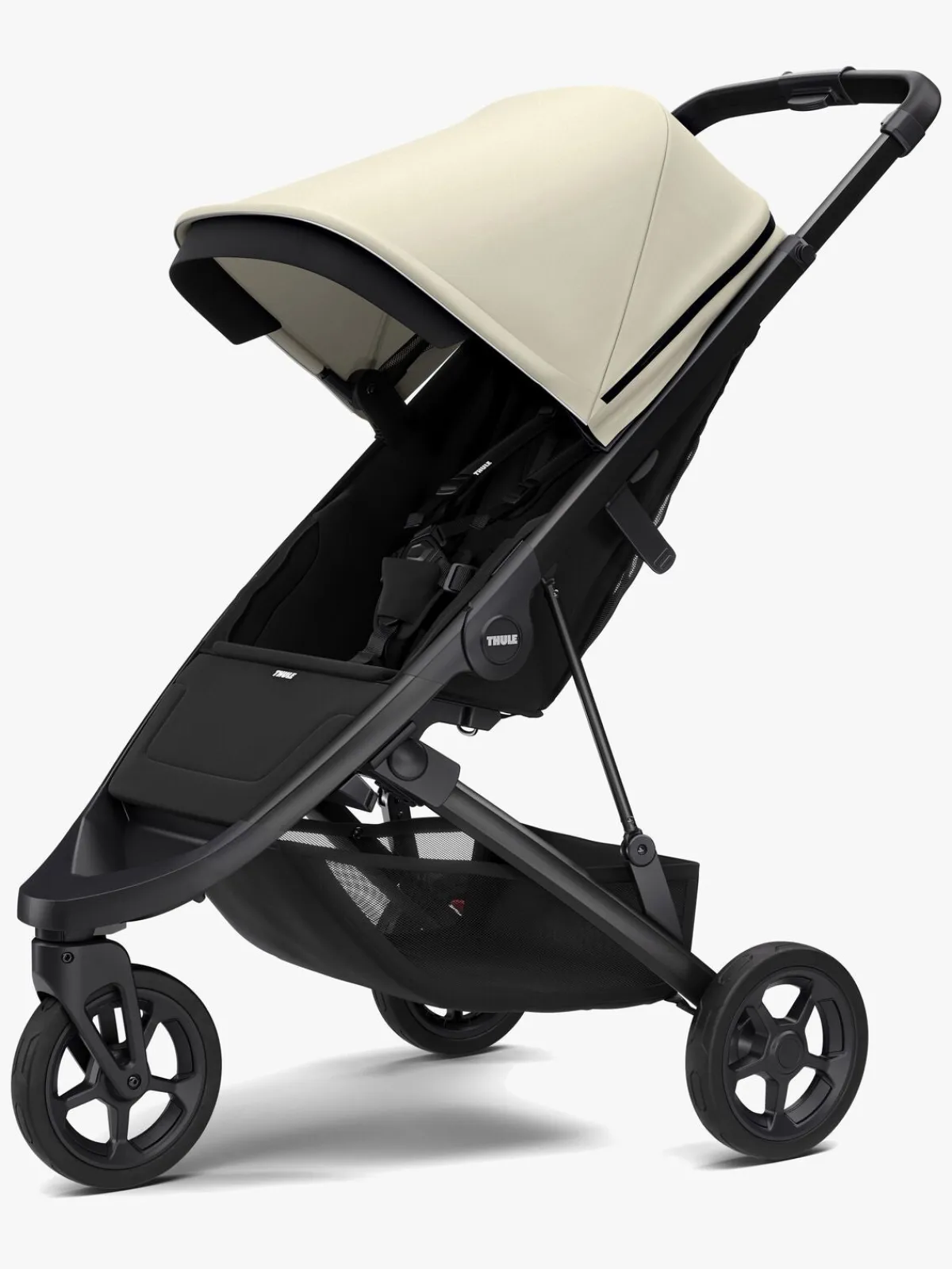 Thule Klapvogne-Spring Klapvogn, Soft Beige on Black