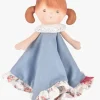 Tikiri Stofbleer, Nusseklude & Babytæpper-Teeny Doll Comforter Nusseklud, Blå