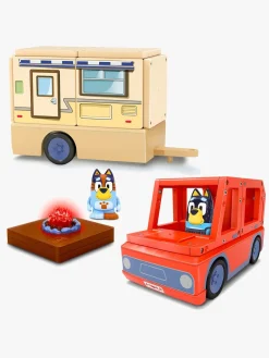 Legetøjsbiler & -Fartøjer|TileTown Tile Town Bluey Magnetisk Byggesæt Campingvognssæt