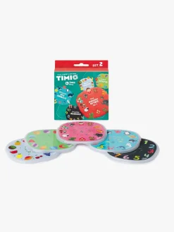 TIMIO Lærerig Leg-Skivepakke 2, Tal Former & Frugter 5-i-1