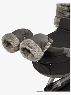 Vogntilbehør|Tinkafu Håndvarmere, Grey Faux Fur Grå