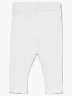 Underdele|TinyTreasure Tiny Treasure Lexi Leggings 2-pak, White/Flamingo Lyserød/Hvid