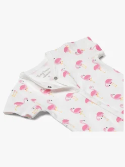 Børn TinyTreasure Heldragter-Tiny Treasure Summer Heldragt 2-pak, White/Flamingo