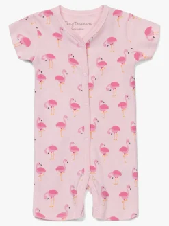 Børn TinyTreasure Heldragter-Tiny Treasure Summer Heldragt 2-pak, Pink/Flamingo