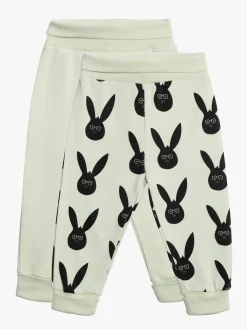 Børn TinyTreasure Underdele-Tiny Treasure Willow Bukser 2-pak, Almost Aqua