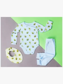 Underdele|TinyTreasure Tiny Treasure Willow Bukser 2-pak, Baby Blue Grøn/Blå