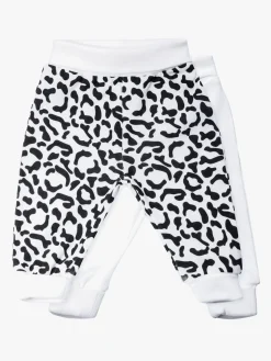 Underdele|TinyTreasure Tiny Treasure Willow Bukser 2-pak, White/Leo Hvid