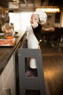 Børn tiSsi Børnemøbler-Læringstårn, Beech Grey