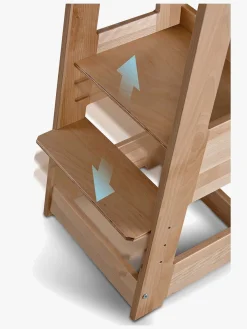 Børnemøbler|tiSsi Læringstårn, Beech Natural Beige