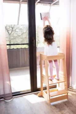 Børnemøbler|tiSsi Læringstårn, Beech Natural Beige