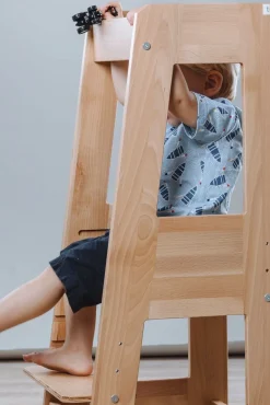 Børnemøbler|tiSsi Læringstårn, Beech Natural Beige