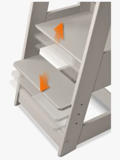 Børnemøbler|tiSsi Læringstårn, Beech Stormy Grey Grå