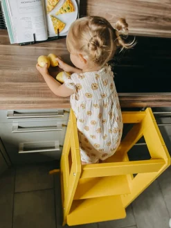 Børnemøbler|tiSsi Læringstårn Beech, SUNFLOWER YELLOW