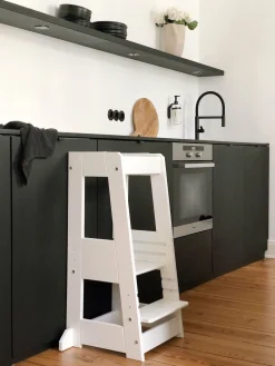 Børnemøbler|tiSsi Læringstårn, Beech White Hvid