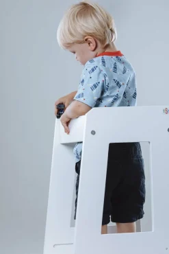 Børnemøbler|tiSsi Læringstårn, Beech White Hvid