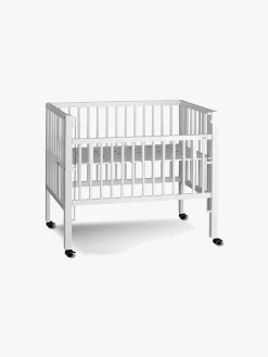 Børnesenge & Tilbehør|tiSsi MAXI Bedside Crib 90x50, Hvid