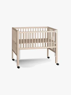 Børnesenge & Tilbehør|tiSsi MAXI Bedside Crib 90x50, Silk Beige