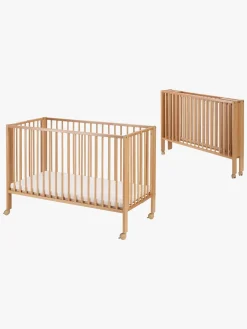 Børn tiSsi Børnesenge & Tilbehør- Sammeklappelig Tremmeseng med Madras,