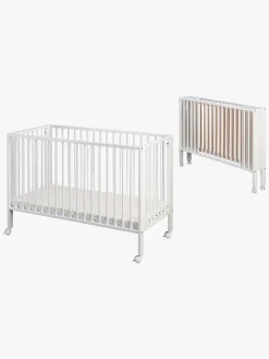 Børn tiSsi Børnesenge & Tilbehør- Sammeklappelig Tremmeseng med Madras,