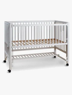 Børn tiSsi Børnesenge & Tilbehør-XXL Bedside Crib HAJO 120x60, Hvid