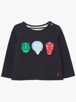 Børn TomJoule Overdele-Tom Joule Chomp T-shirt, Navy Dinosaur