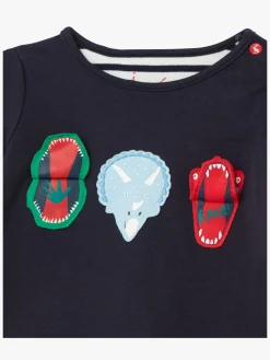 Børn TomJoule Overdele-Tom Joule Chomp T-shirt, Navy Dinosaur