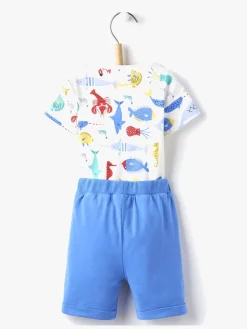 Underdele|Overdele|TomJoule Tom Joule Granddad Sæt, Cream Sea