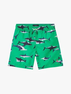 Børn TomJoule Uv & Strand-Tom Joule Ocean Badeshorts, Greenshark