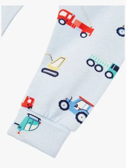 Underdele|TomJoule Tom Joule Payton Leggings, Vehiclestripe Blå/Rød/Flerfarvet