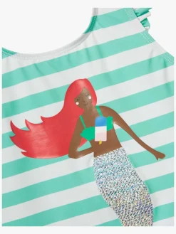 Uv & Strand|TomJoule Tom Joule Splash Badedragt, Greenstripe