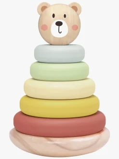 Legetøj Til Børn På 0-10 År|Babylegetøj|TookyToy Tooky Toy Bjørn Stabeltårn, Multifarvet Flerfarvet