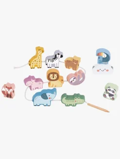 Babylegetøj|TookyToy Tooky Toy Lacing Animals Aktivitetslegetøj